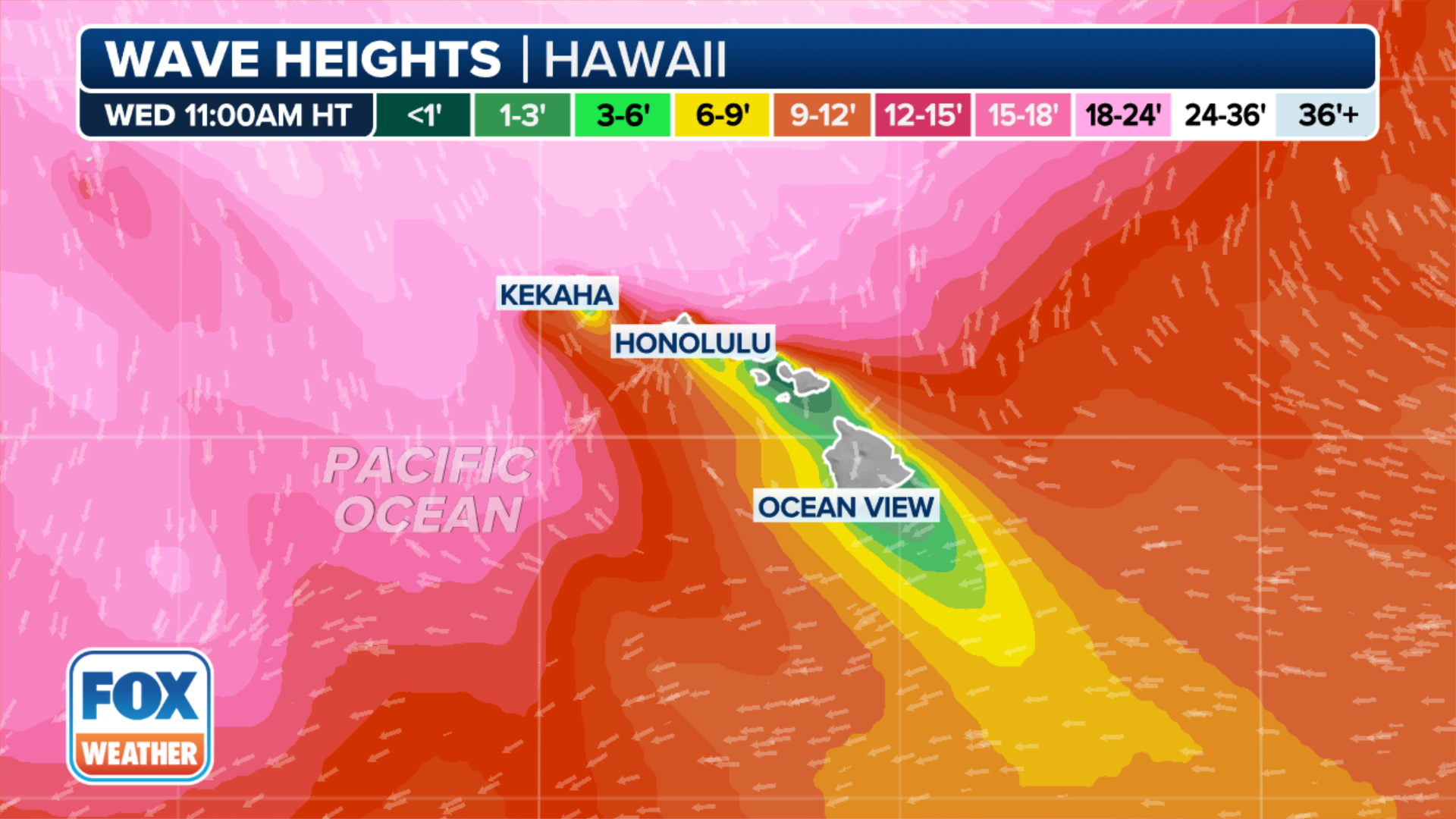 希少❗️HIGH SURF WARNING SIGN HAWAII（ワイキキ） First Alert: High surf warning extended as another extra